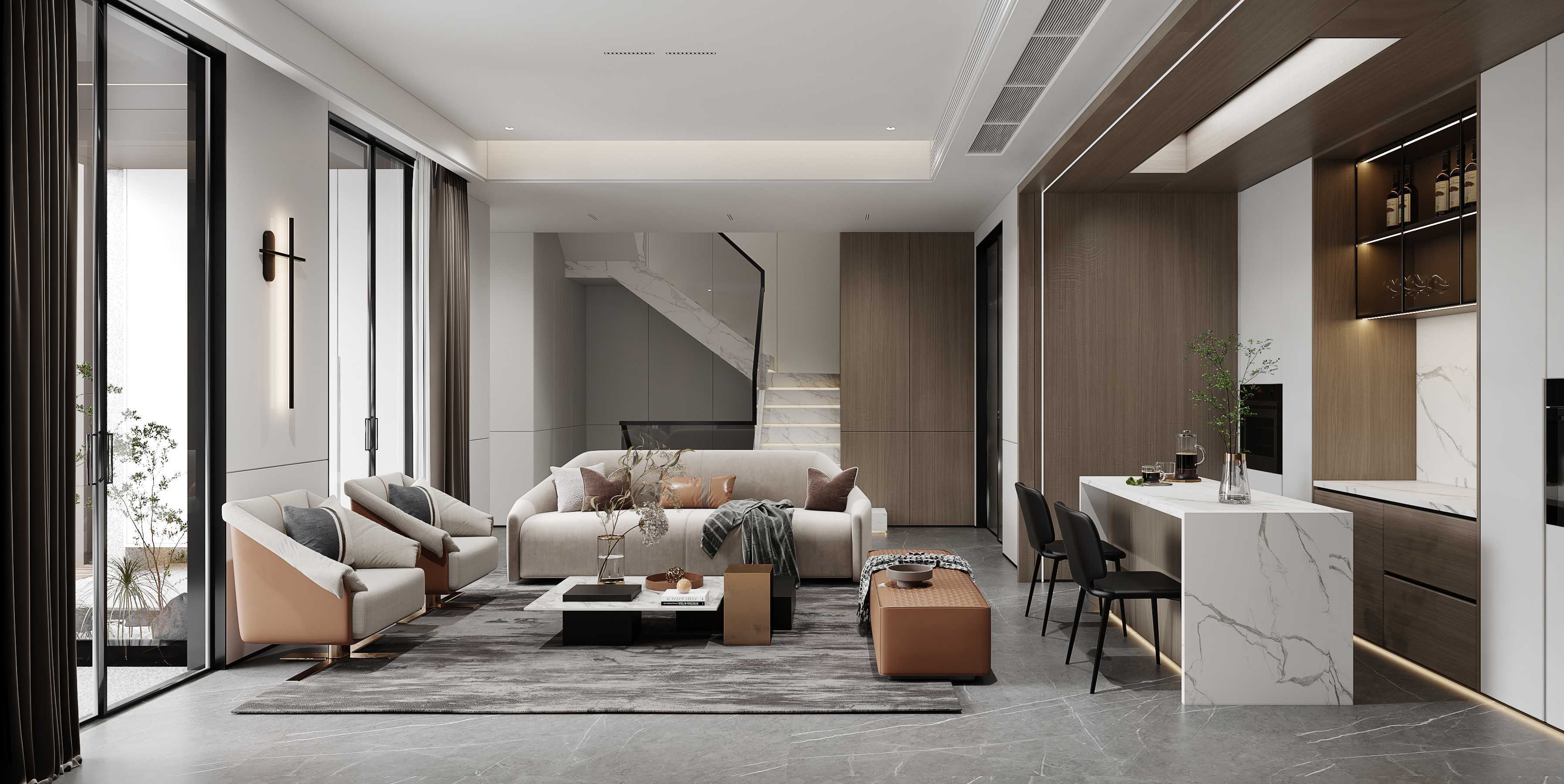 芜湖院子203平米现代极简