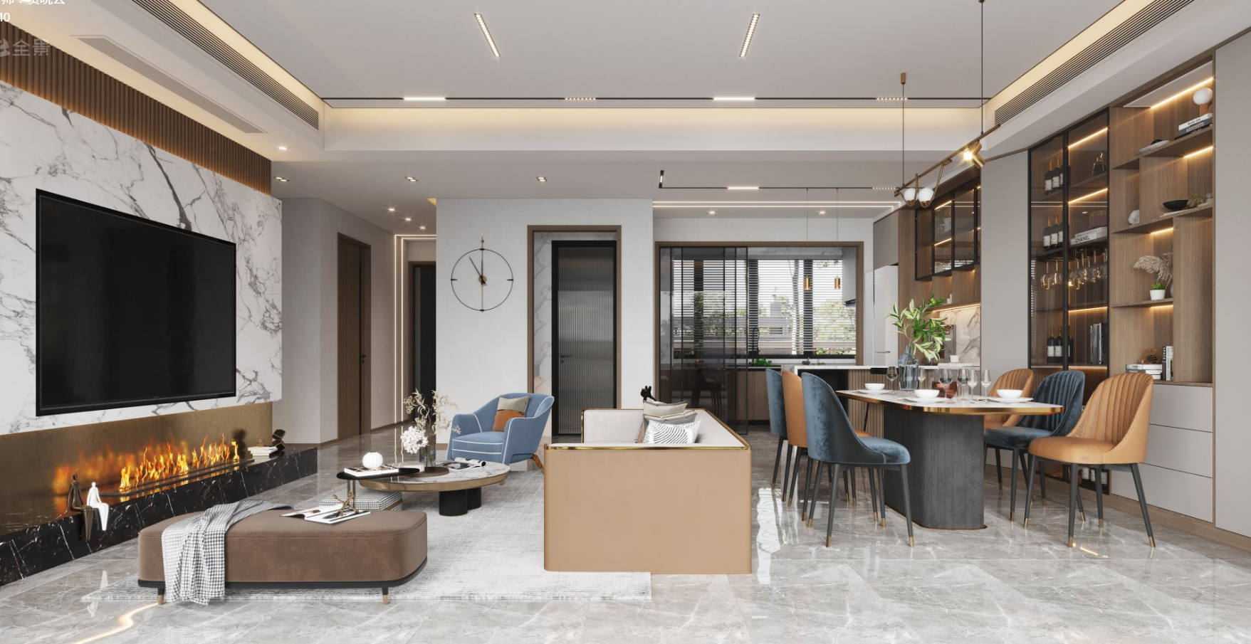 南湖印177平米现代轻奢