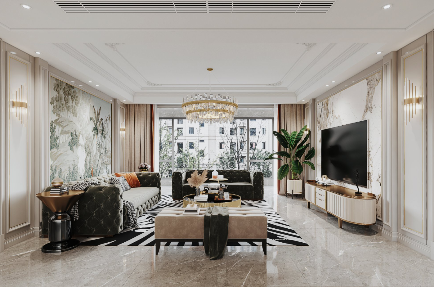 碧桂园豪园190平米法式轻奢