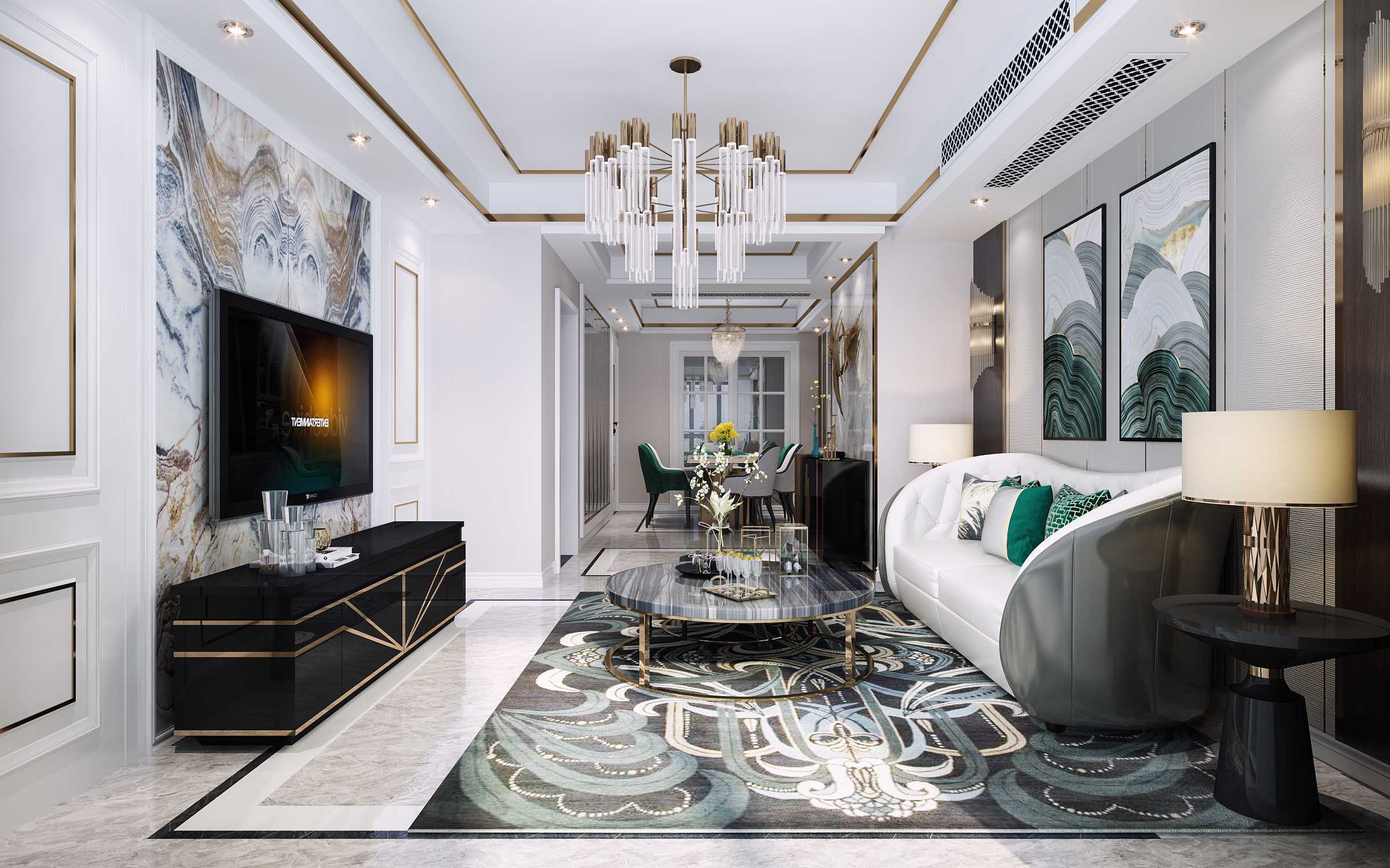 中梁国宾府120平米现代