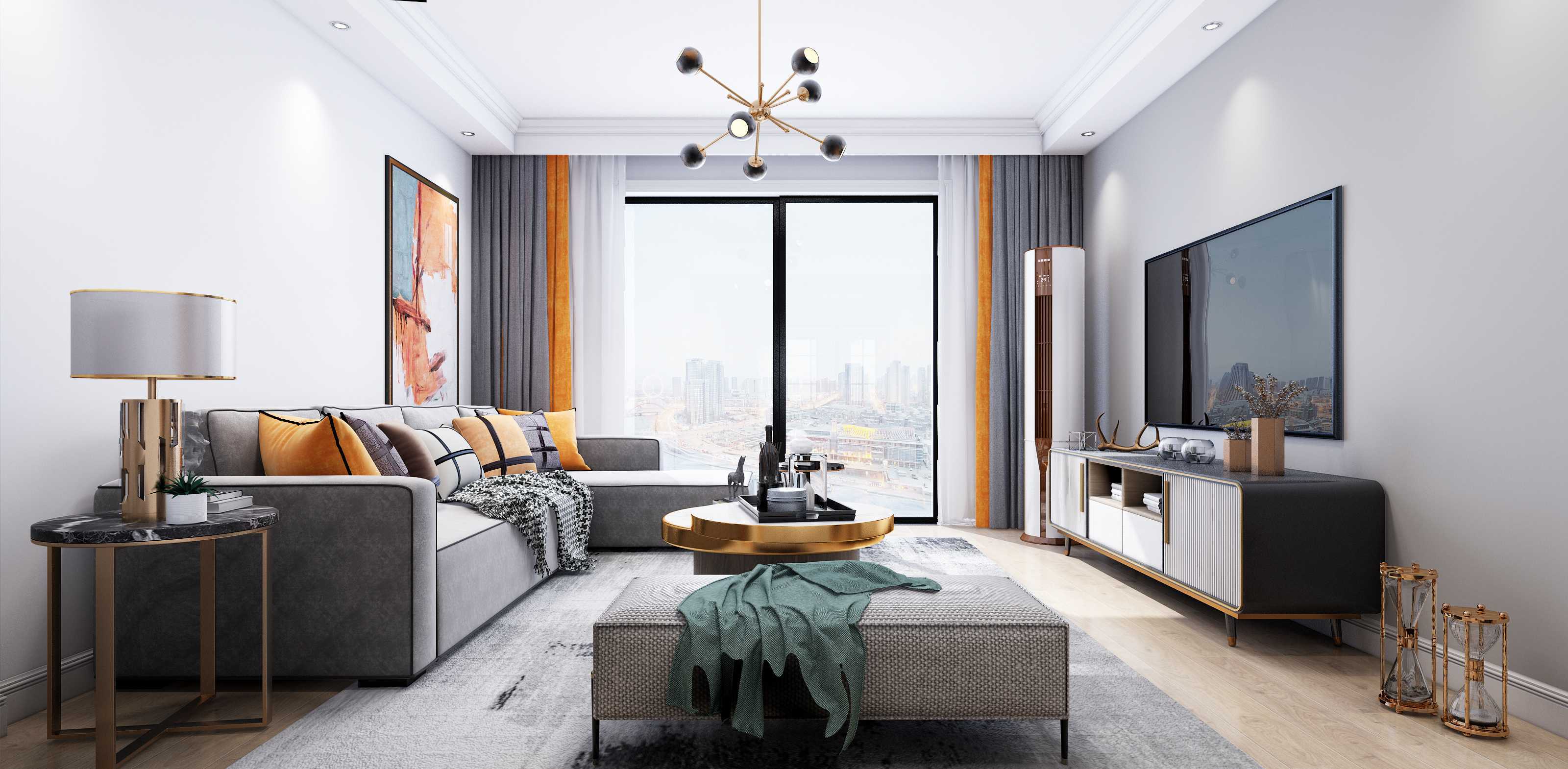 翰林公馆137平米现代轻奢