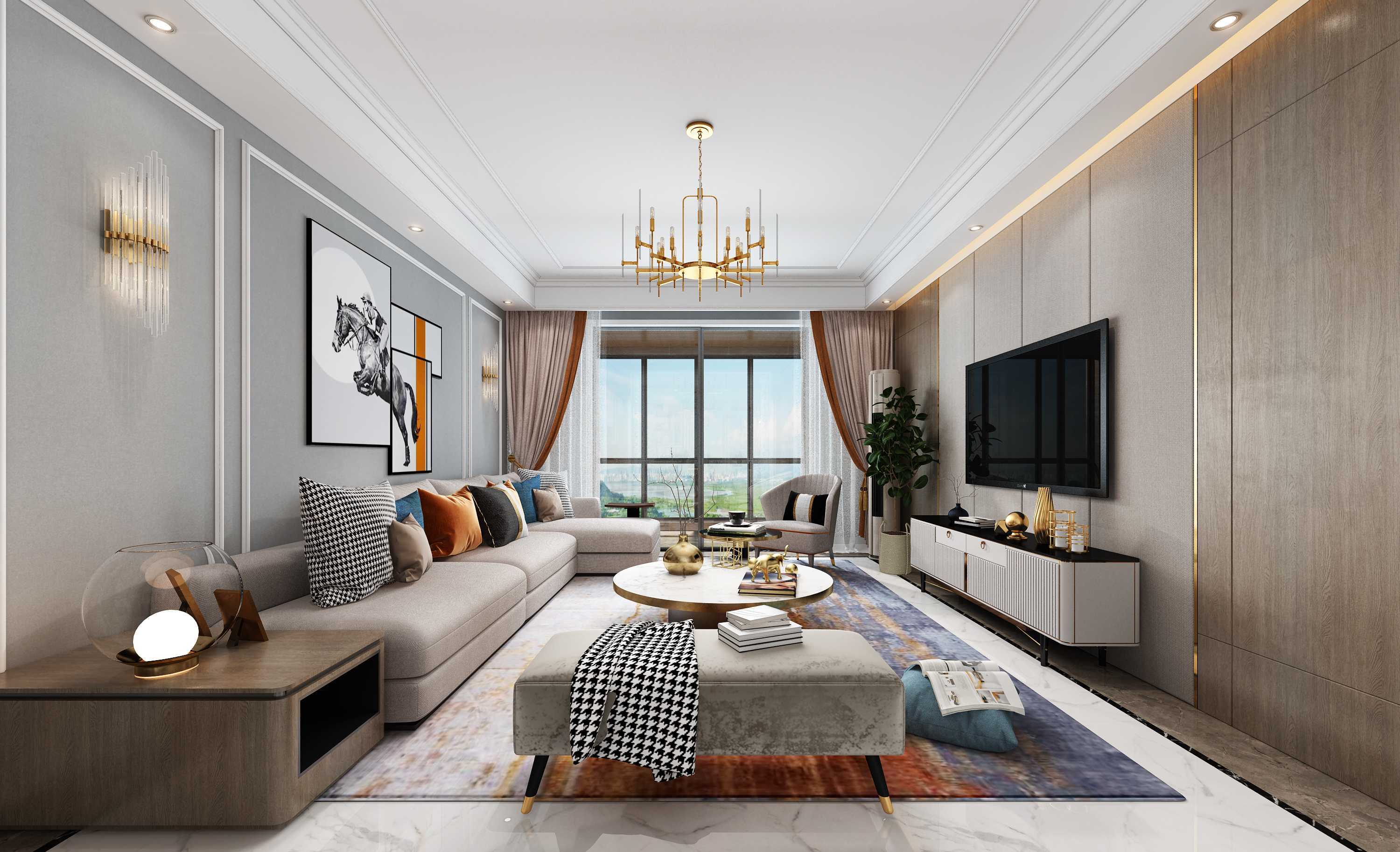 翰林公馆127平米现代轻奢