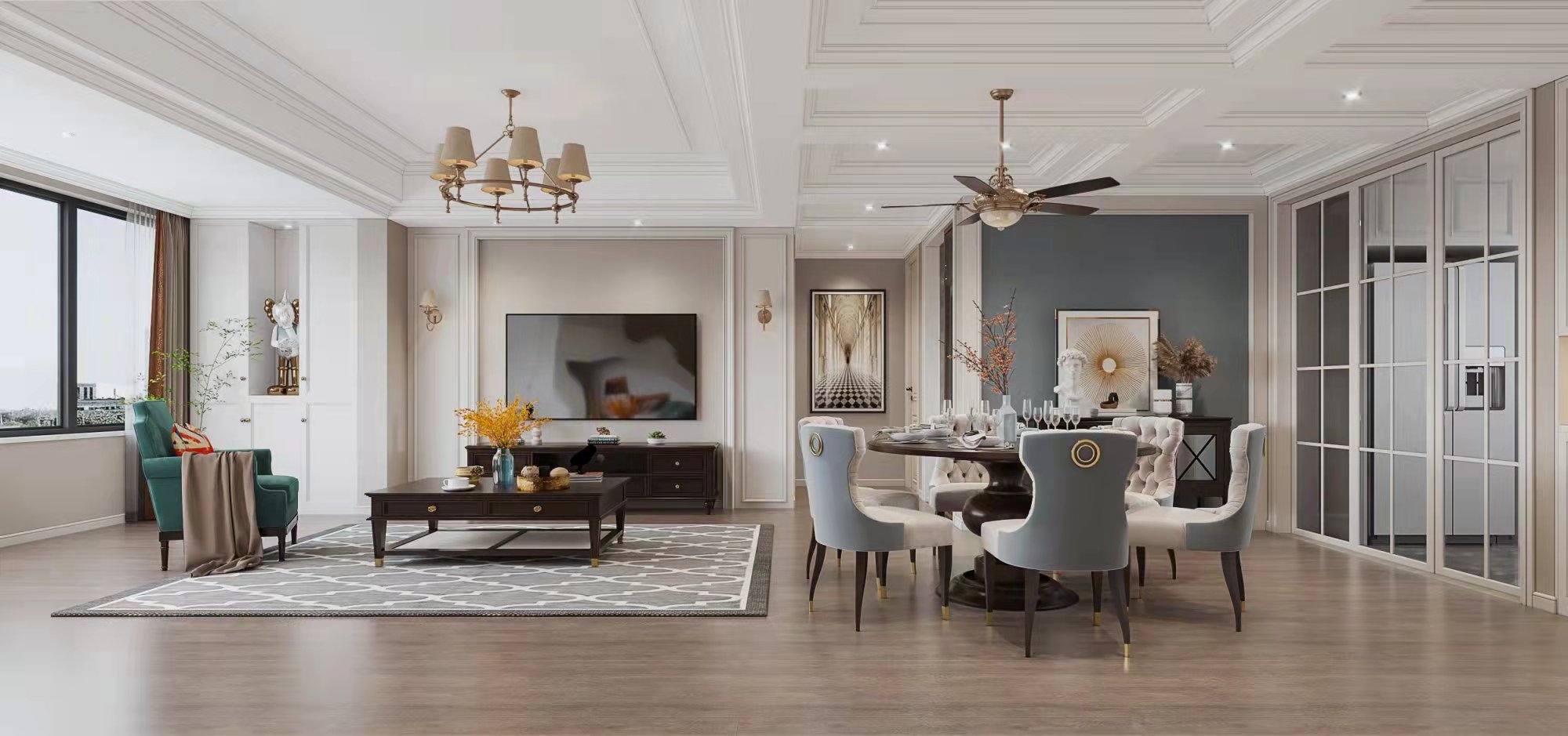 高速东方御府143平米简美(图5) 高速东方御府143平米简美(图5)