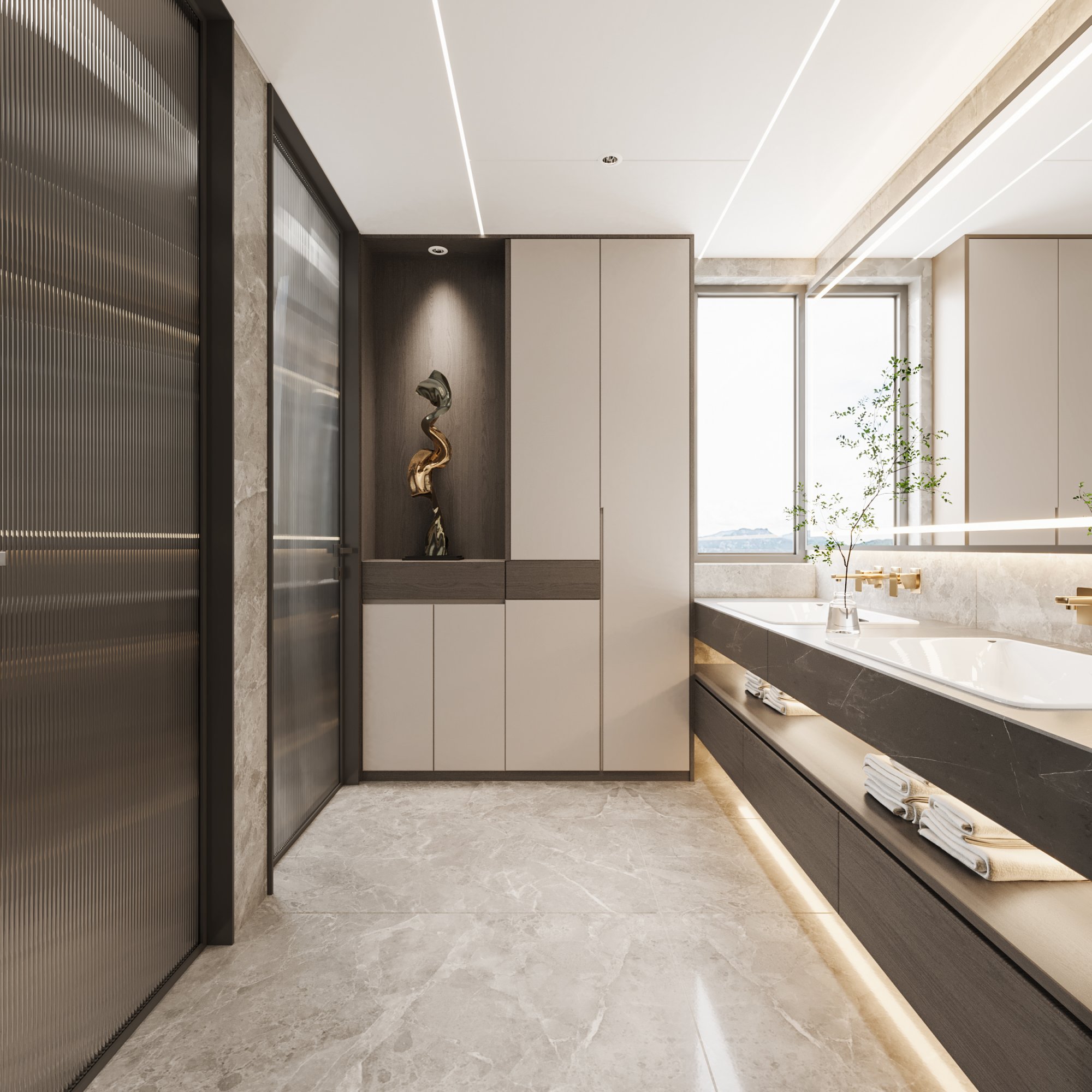 信德悦城130平米现代轻奢(图5) 信德悦城130平米现代轻奢(图5)