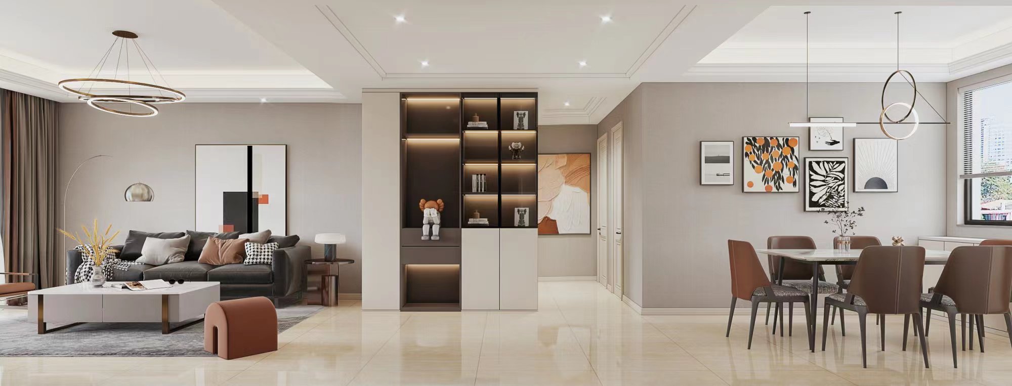 长江之歌141平米现代(图2) 长江之歌141平米现代(图2)