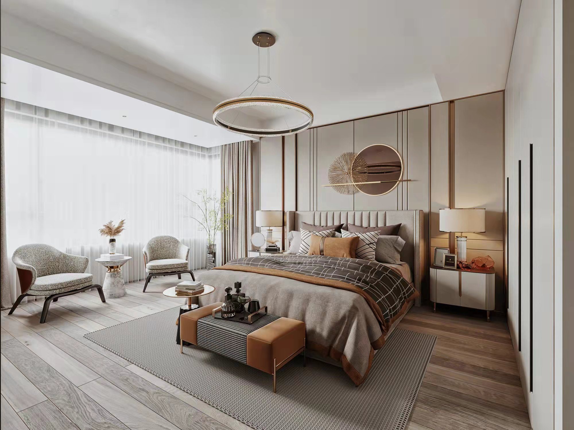 龙玺台140平米现代轻奢(图3) 龙玺台140平米现代轻奢(图3)