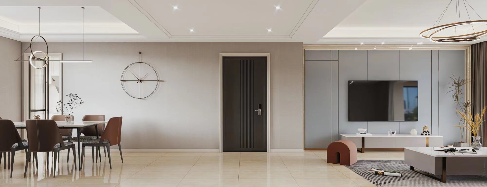 长江之歌141平米现代(图1) 长江之歌141平米现代(图1)