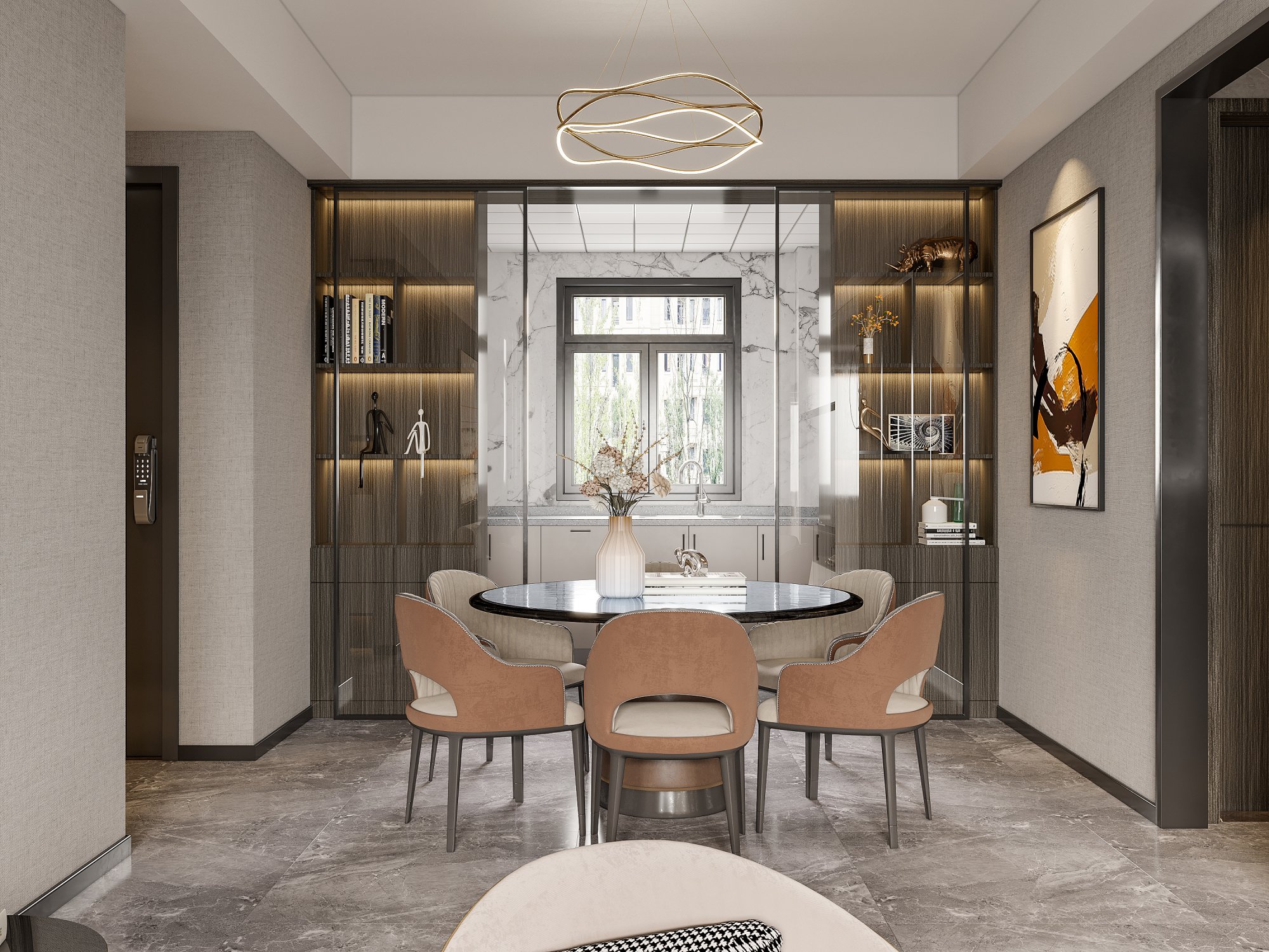 融创2020,119平米现代轻奢(图1) 融创2020,119平米现代轻奢(图1)