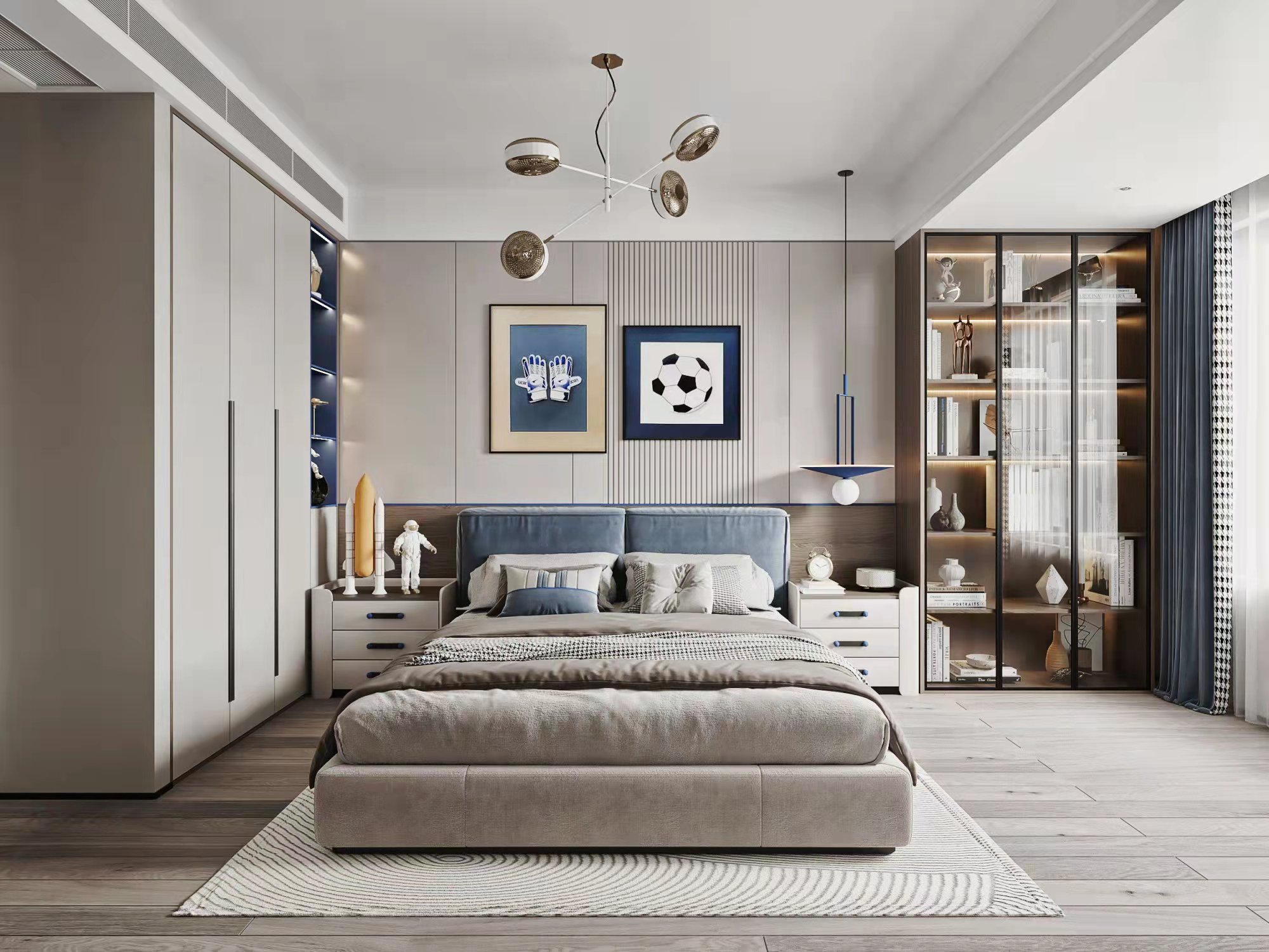 龙玺台140平米现代轻奢(图1) 龙玺台140平米现代轻奢(图1)