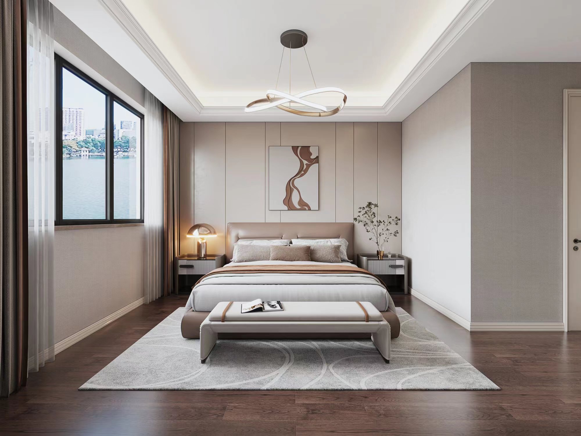 长江之歌141平米现代(图4) 长江之歌141平米现代(图4)