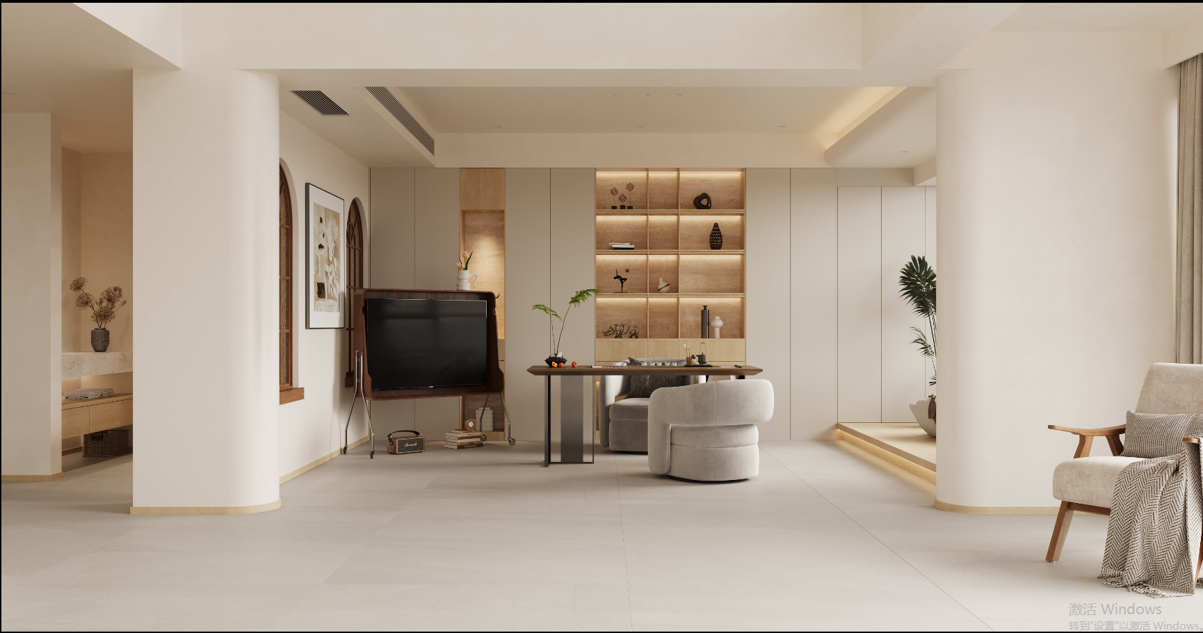 中御公馆  165㎡ 侘寂原木 (图5)