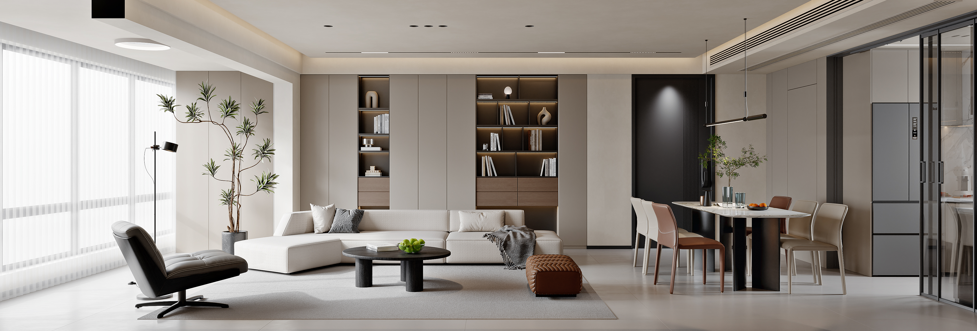 镜湖壹品 现代125㎡(图3)
