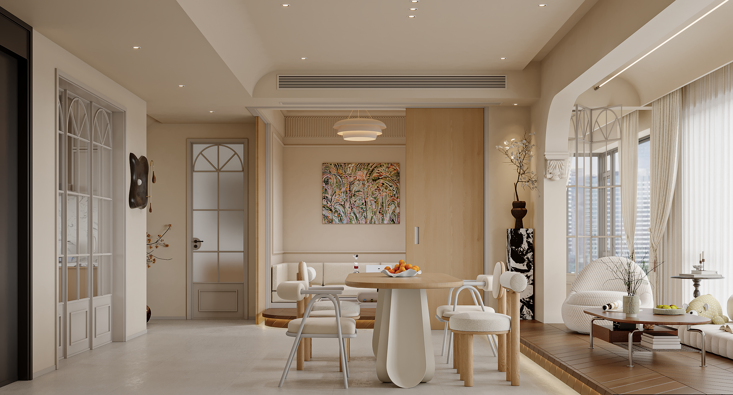 书香名门 150平 法式(图6) 书香名门 150平 法式(图6)