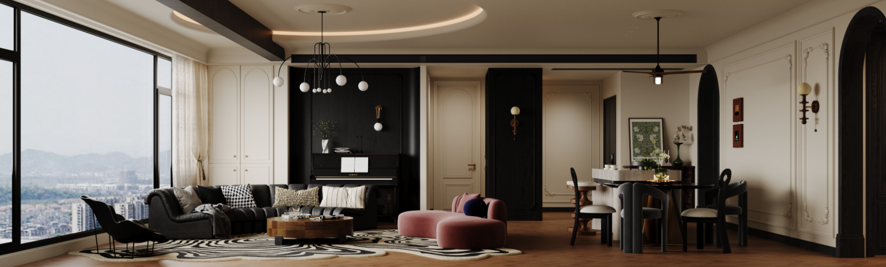 山水闲庭 法式中古 364平(图6) 山水闲庭 法式中古 364平(图6)