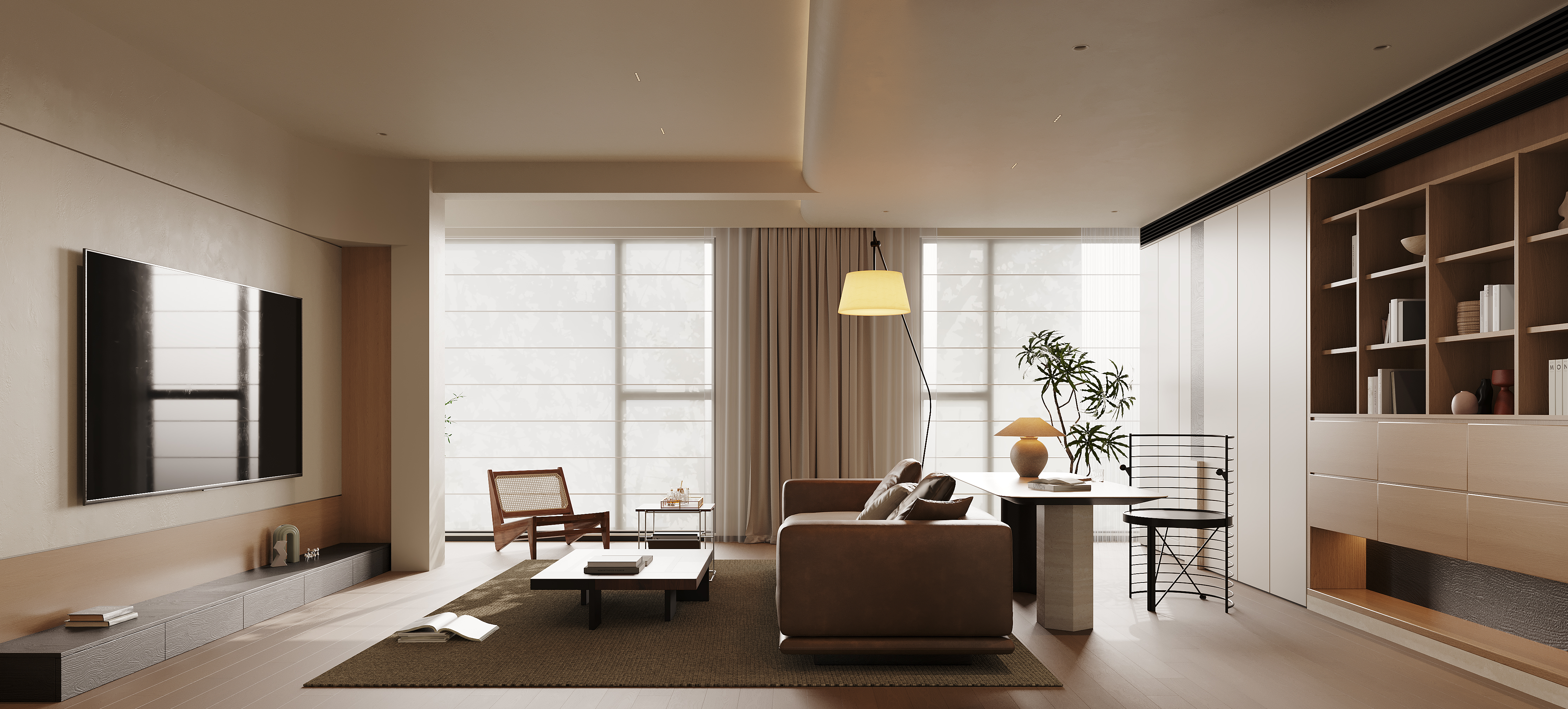 宣城山水闲庭 160平 自然风(图7)