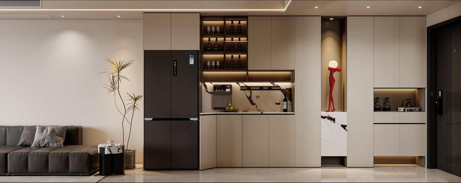 保利文华和颂 108㎡ 现代简约 (图2) 保利文华和颂 108㎡ 现代简约 (图2)